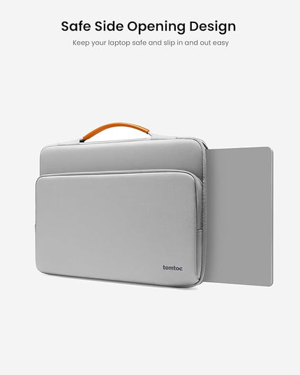 tomtoc 360 Protective Laptop Carrying Case compatible with 14-inch MacBook Pro M5/M4/M3/M2/M1 Pro/Max A3434 A3112 A3401 A3185 2025-2021, 12.9-13 Inch iPad Pro/Air, Water-Resistant Accessory Sleeve Bag