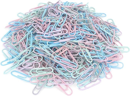 Tamaki 500 PCS Paper Clips, Medium Size Colored Papers Clips, Colored Clip for Paper Work Office School and Personal Use