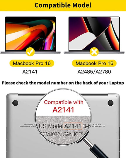 F FORITO 360° Privacy Screen Protector Compatible with MacBook Pro 16 inch (2019, 2020), Anti Peeping, Anti Glare and Scratch Resistant Laptop Privacy Screen Shield