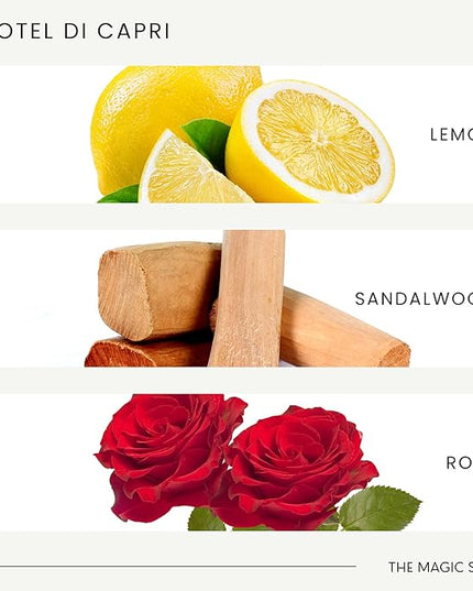 The Magic Scent Hotel Di Capri Hotel Scent Diffuser Oil - Cold-Air & Ultrasonic Fragrance Oil for Diffuser Inspired by Capri, Italy - Essential Oils for Diffusers Aromatherapy (500 ml)