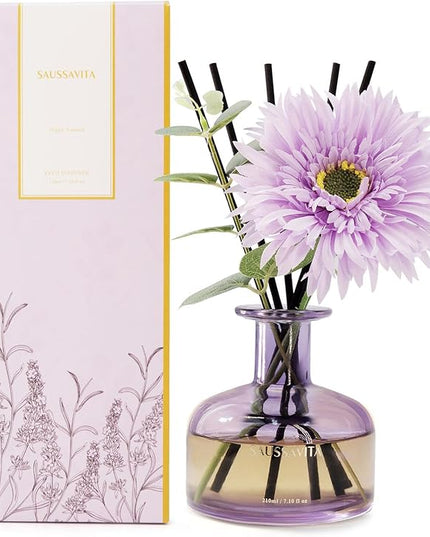 Reed Diffusers Set Lavender Scent, 7.10 oz Diffusers for Home with 7 Diffuser Sticks, Reed Diffuser for 120 Days, Perfect for Bathroom, Shelf Decor, Air Fresheners