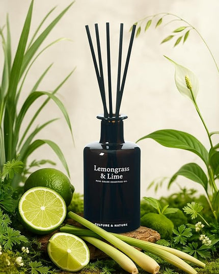 CULTURE & NATURE Pure Grade Essential Oil Diffuser (Lemongrass & Lime)