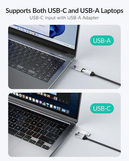 GiGimundo LK10 10 in 1 Laptop Docking Station Dual Monitor, USB C Hub Dual 4K@60Hz HDMI, 2 DP, 3 USB A, 100W PD, 1000Mbps Ethernet, 3.5MM Audio, USB Multiport Adapter for MacBook/DELL/HP/Lenovo