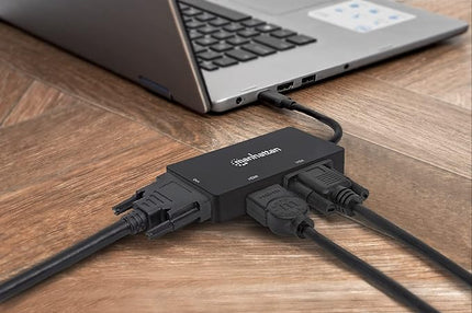 Manhattan USB-C 3-in-1 Multiport A/V Converter