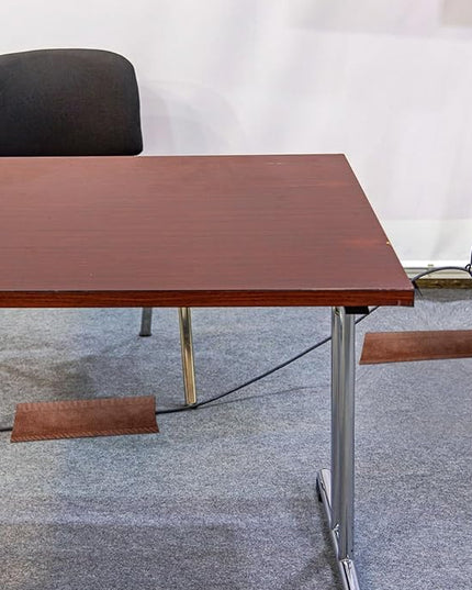 WILLBOND Carpet Cord Cover Cable Protector Floor Cover Cable Protector Management Only for Commercial Office Carpet(9.84 ft,Brown)