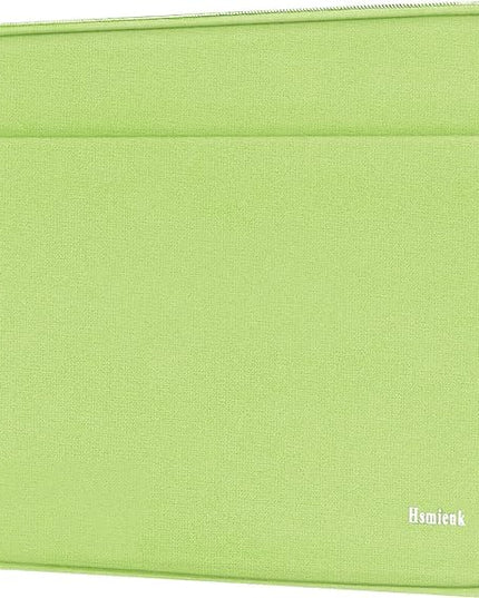 Laptop Case 14 inch, Shockproof Protective Notebook Cover Bag with Accessory Pocket, Durable Carrying Laptop Sleeve Compatible for MacBook HP Lenovo Dell Asus Acer, Light Green