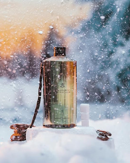 AromaPlan Fragrance Oil Vanilla Crème 5 Fl Oz (148ml) Winter Collection | Luxury Hotel Scent Diffuser Oil | Hotel, Home & Spa | Non-Toxic, Made in USA - Bigger Bottle, Bolder Aroma & Longer Lasting