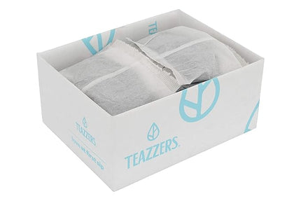 Teazzers Premium All-Natural Green Tea Bags – Great for Foodservice Commercial Ice Tea Brewers | Unsweetened USA-Made Bulk Green Tea for Restaurants, Cafés & Home Brewing (2 ounce, 48 Count)