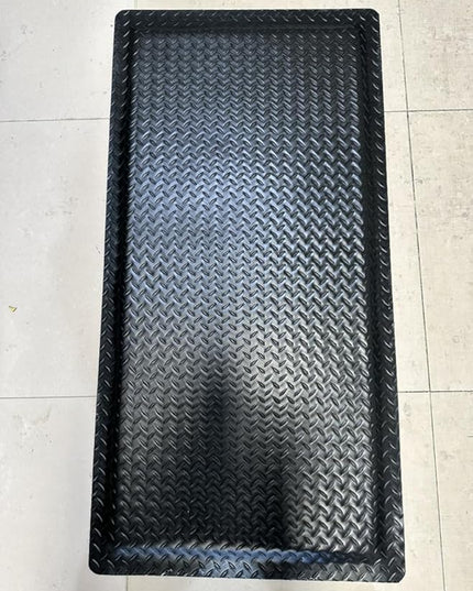 Anti Fatigue Mats Industrial 3' x 5' 15/16" Thick Ergonomic Standing Mat Commercial Kitchen Mat Heavy Duty Diamond Plate Cushioned Shop Floor Mats Helps Relieve Back and Leg Soreness