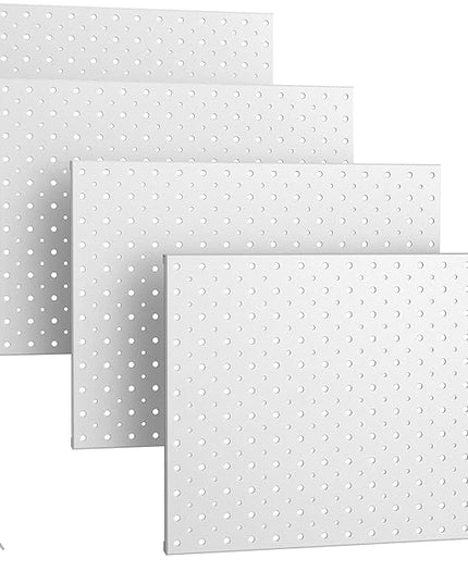 EVERHANGER Metal Pegboard Panels, Heavy Duty Pegboard Wall Organizer, Garage Wall Panels, Tool Storage Organization, 12"X16", 2pcs, Gray