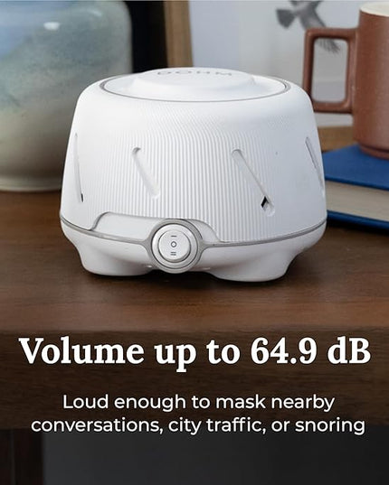 Yogasleep Dohm (2 Pack White/Gray) The Original White Noise Machine, Relaxing Natural Sound from a Real Fan, Sleep Aid & Noise Cancelling for Adults & Baby, Office Privacy & Meditation, Baby Registry