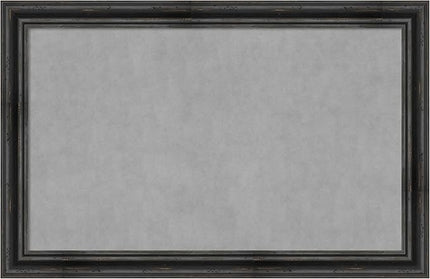 Amanti Art Black Framed Magnetic Board 29x45 Large Vision Board for use with Magnets, 100% Metal Sheet to Display Items as Office Decor or for Home Organization in mudroom, Kitchen or Kids Room