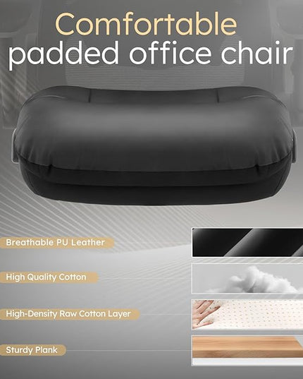 750lbs Big and Tall Office Chair,Heavy Duty Office Chair with 5D Flip Arms and Adjustable Lumbar Support, Ergonomic Mesh High Back Desk Chair, Ergonomic Executive Home Office Computer Chair