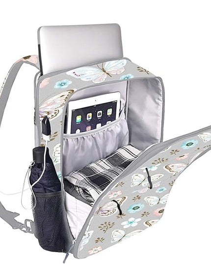 ZINZ Slim & Expandable Laptop Backpack 15 15.6 16 Inch Sleeve, Spill-Resistant Notebooks Bag Case for Most 14-16 Inch MacBooks Surface-Books Dell HP Lenovo Asus Computers,P01A01