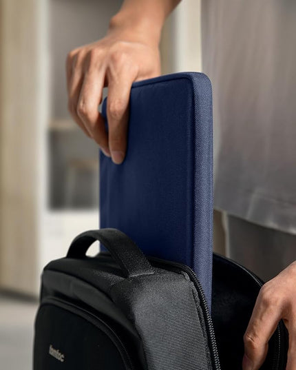 tomtoc Slim Laptop Sleeve Case for 13-inch New MacBook Air M4/A3420 M3/A3113 M2/A2681, M1/A2337 2025-2018, MacBook Pro M2/M1, Water-Resistant Protective Carrying Case with Accessories Pocket