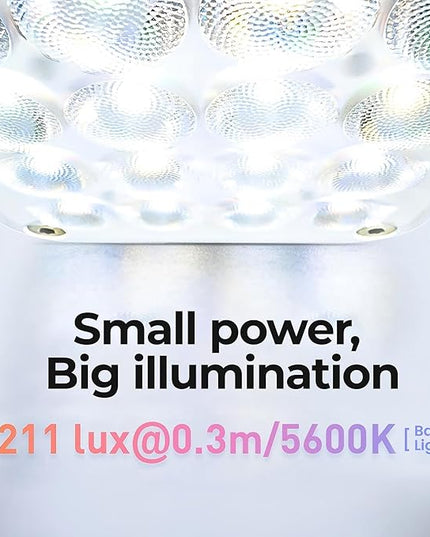 Nanlite Pico Portable LED Fill Light – Full Color RGB, Snap-On Attachment for Phone/Camera Photography, Live Streaming, Video Content Creation (Mint Blue)