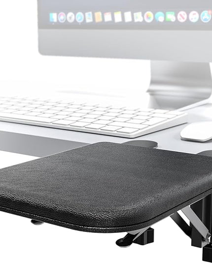 NODOCA Arm Rest for Desk, Ergonomics Wrist Rest, Desk Extender, Soft Sponge Built-in, Comfortable Arm Support for Desk, Foldable Elbow Rest for Desk, Home, Office(1pcs)