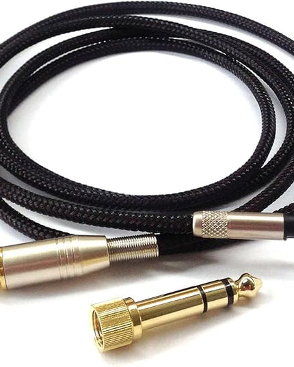 NewFantasia Replacement Audio Upgrade Cable Compatible with Sennheiser HD598, HD598Cs, HD560s, HD598SE, HD620S, HD400PRO, HD599, HD569, HD579, HD505 Headphones 1.5meters/4.9feet
