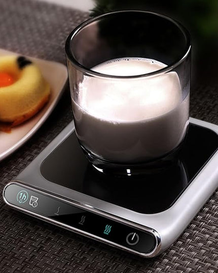 USB Thermostatic Heated Coaster, Stable Cup Support, 5V-2A, Coffee Mug Warmer, Heated Plate, Easy to Use and Clean, for Home Kitchen Office Travel Coffee Lovers, Tea Enthusiasts