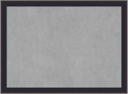 Amanti Art Black Framed Magnetic Board 23x31 Medium Vision Board for use with Magnets, 100% Metal Sheet to Display Items as Office Decor or for Home Organization in mudroom, Kitchen or Kids Room