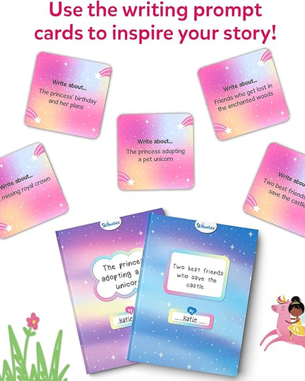 Skillmatics Storybook Art Kit - Create Fairytale Stories, DIY Craft & Writing Kit with 300+ Stickers, Scrapbooking & Journal Activity, Gifts for Kids Ages 5, 6, 7, 8, 9, 10