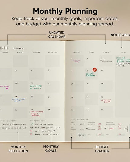 Hourly Planner & Appointment Book (8.5” x 11”) - Premium Hourly Planner with Daily Schedule & 30-Minute Time Slots for Better Time Management by PRODUCTIVITY STORE (A4, Brown)