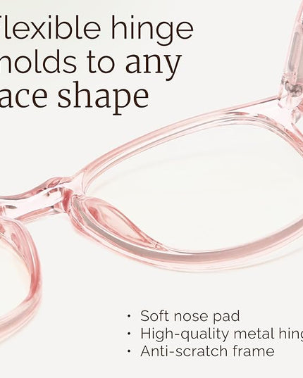 IBOANN Blue Light Glasses for Woman/Men, Fashion Blue Light Glasses Men, Fake Glasses Help Reduce Screen Fatigue
