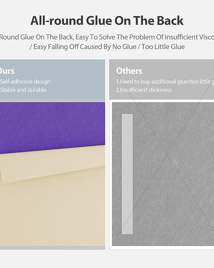 12 Pack Acoustic Panels Self Adhesive Sound Proof Foam, High Density Sound Acoustic Panel, 12X12X0.4 Inch Square Panels in Home, Office, Reccording Room, Studio,and more(Violet)