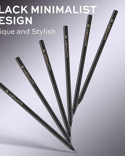 VUSIGN #2 Pencils Bulk, 72 Pack Pre-Sharpened HB Pencils, With 1 Sharpener & 2 Erasers for School, Office, Writing, Drawing Use,Black