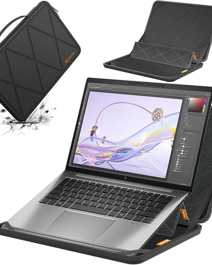Smatree MS91 Hard EVA Protective Sleeve Case with Stand Compatible for 16 inch HP ZBook Firefly/Power G11 /G11A,for 16 inch EliteBook 865/860 G10/G9,for 16inch ZBook Firefly G10/G9