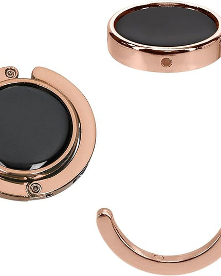 kwmobile Purse Hanger for Table (Set of 2) - Purse Hook for Table - Folding Handbag Hanger - Portable Bag Holder