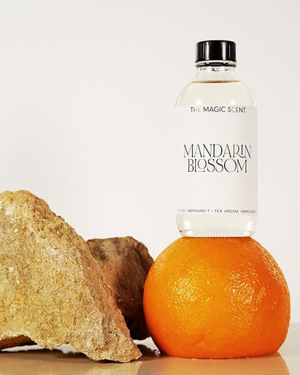 The Magic Scent Mandarin Blossom Diffuser Oil - Hotel & Home Luxury Scents Inspired by Maldives - Diffuser Oil Scents for Home Designed for Use in All Diffusers - 16.9 fl oz, 500 mL