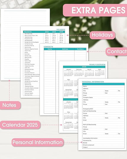 Ymumuda 2026 Planner, Daily Weekly Monthly Planner, 2026 Calendar Planner (Jan 2026 - Dec 2026), 8.4" x 6.3", Teacher School Student Work Agenda with Tabs, Ideal for School Office Supplies