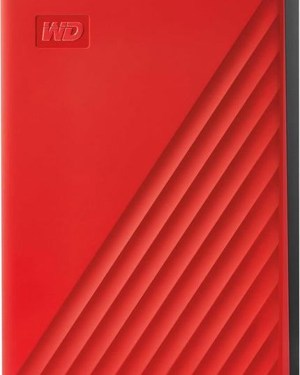 WD 6TB My Passport, Portable External Hard Drive, Red, Backup Software with Defense Against ransomware, and Password Protection, USB 3.1/USB 3.0 Compatible - WDBR9S0060BRD-WESN