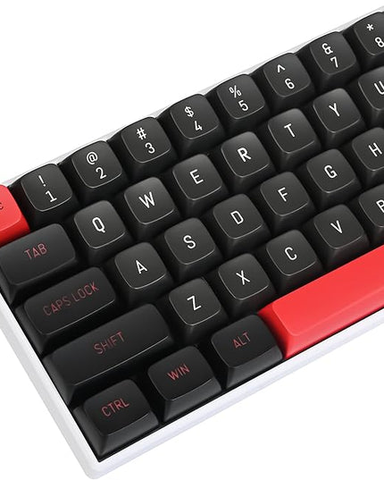 Guffercty kred 160 Keys CSA Keycap PBT Double-Shot Ball Shape Custom Keycaps Set with 6.25u/7u Spacebar for Cherry MX Gateron Kailh Switches (Evil Dolch)