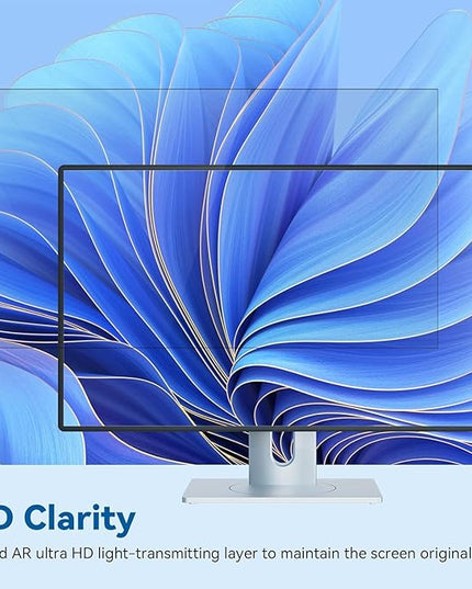 IPROKKO [2-Pack] 25 Inch Computer Privacy Screen Filter for 16:9 Widescreen Monitor, Removable 25in Anti Blue Light Glare Privacy Shield, Anti Spy Security Protector for Hp Dell Asus Acer Samsung