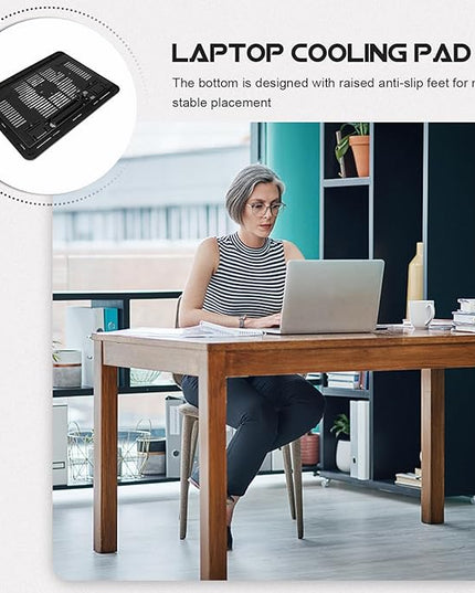 Gadpiparty Gaming Laptop Cooling Pad Laptop Stand for Desk with Quiet Fans Multipurpose Notebook Holder Compatible with Tablets for Home and Office Use
