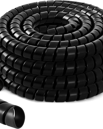 Innconee 1 Pcs Spiral Wrap Cable Protector, Safe 2.0" Od x 20' Pre Cut Lengths Hydraulic Hose Protector Wrap to Avoid Wear and Extend Life for Hydraulic Pneumatic Hoses