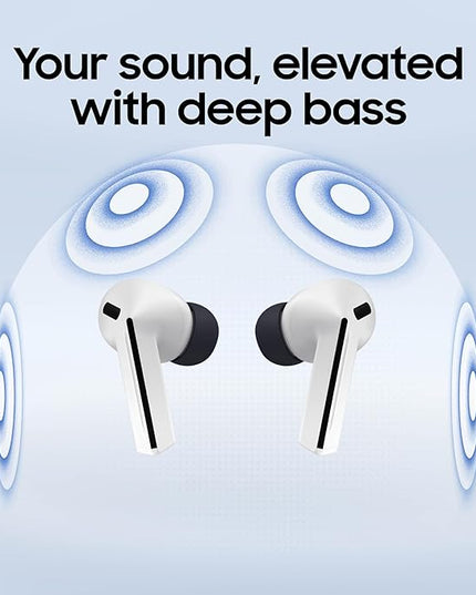 SAMSUNG Galaxy Buds 3 FE (2025) True Wireless Bluetooth Earbuds, Active Noise Cancellation, Powerful Sound, Clear Calls, Long Lasting Battery, Hands Free AI, Black [US Version, 2 Year Warranty]