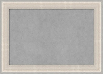 Amanti Art White Framed Magnetic Board 20x28 Medium Vision Board for use with Magnets, 100% Metal Sheet to Display Items as Office Decor or for Home Organization in mudroom, Kitchen or Kids Room