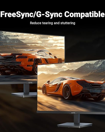 KTC 24 Inch FHD 1080P 100Hz Computer Monitor, VA Panel FreeSync PC Gaming Monitor, HDMI VGA Ports, HDR, 4000：1 Contrast, LowBlue Mode, Ergonomic Tilt Eye Care for Home Office