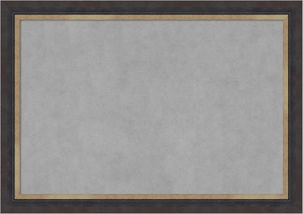Amanti Art Black Framed Magnetic Board 29x41 Large Vision Board for use with Magnets, 100% Metal Sheet to Display Items as Office Decor or for Home Organization in mudroom, Kitchen or Kids Room