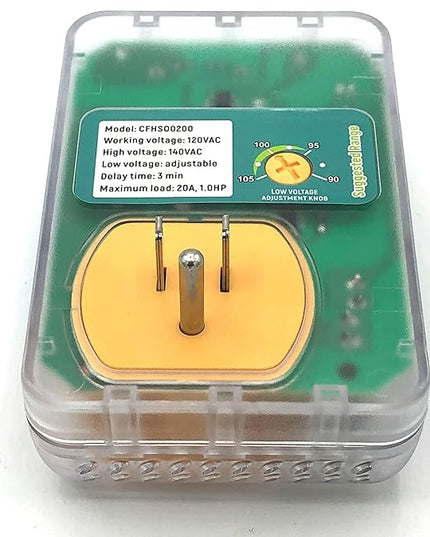 Heavy Duty 20-Amp 2400-Watt Appliance Surge Protector Smart Circuit Plug with Outlet Saver Power Cord