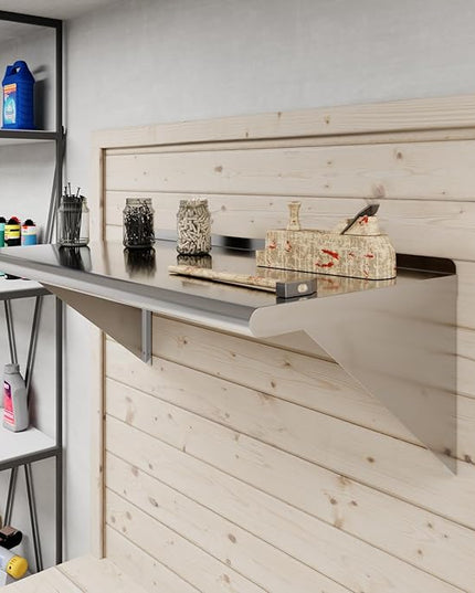 AmGood 36" Long X 18" Deep Stainless Steel Wall Shelf | NSF Certified | Appliance & Equipment Metal Shelving | Kitchen, Restaurant, Garage, Laundry, Utility Room