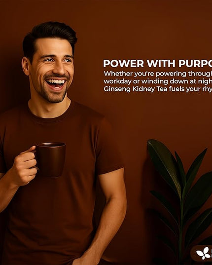 FreshDrinkUS, Ginseng 6 Treasures Kidney Tea, 30 Packs Of Super Kidney Cleanse Detox Tea For Men & Women, 100% Natural Roots & Berries | Caffeine-Free | Adaptogenic Blend for Energy, Wellness & Vitality Support