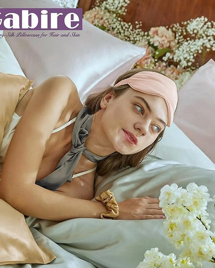 Mulberry Silk Pillow Case for Hair and Skin Prevent Acne Pillowcases Both Sides Real Silk Pillowcases Organic Silk Pillowcase with Hidden Zipper, Silver Grey, Queen (20"×30")