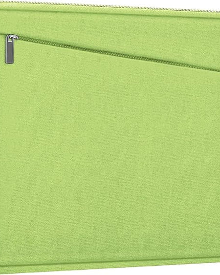 Laptop Case 15.6 inch, Slim Computer Carrying Bag Protective Cover Briefcase with Front Pocket, Durable Laptop Cover for 15-16 Inch HP, Dell, Lenovo, Asus, Notebook, Light Green