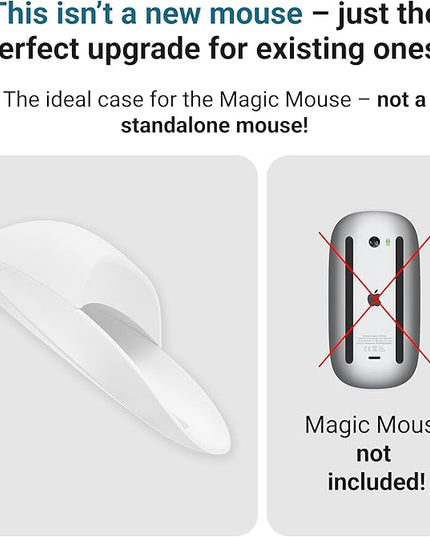 Magic Mouse Case for Better Hand Position | Better Magic Mouse Grip for More Control | Ergonomic Support | iMac Accessory | Works with Any Version