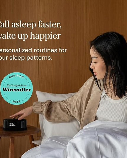Loftie Alarm Clock with Sound Machine – Smart Alarm Clock with Light, White Noise, Bluetooth Speaker, Night Light Sound Machine, 100+ Sounds, Blackout Mode, No WiFi Mode, Optional Subscription -Penny