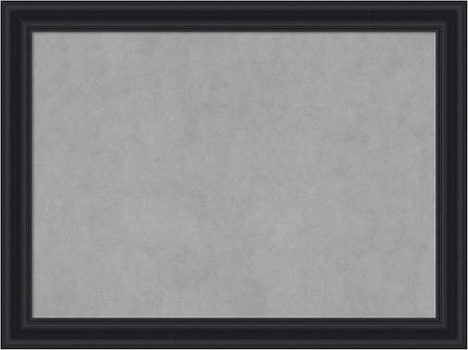 Amanti Art Black Framed Magnetic Board 24x32 Medium Vision Board for use with Magnets, 100% Metal Sheet to Display Items as Office Decor or for Home Organization in mudroom, Kitchen or Kids Room